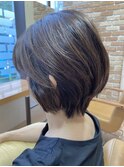 ひし形と毛流れが素敵なショートデザイン！