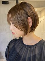 エリマバイフィフス 調布(elima by fifth)&nbsp;調布ショートボブレイヤーボブ切りっぱなしボブショートカット