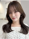 韓国風レイヤーカット髪質改善ダブルカラーハッシュカット
