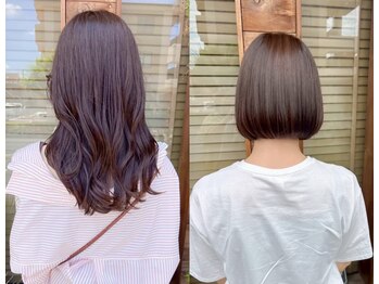 リシェール リーフ 越谷(RICHAIR leaf)の写真/日々忙しい大人女性のためのsalon"leaf"*髪質改善×白髪染めでモチUP*白髪を活かす白髪ぼかしも人気*[越谷]