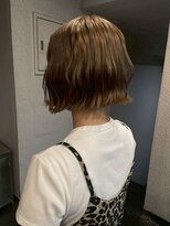 パーミル ルモ クマモト(permille ‰ LUMO Kumamoto)&nbsp;グレージュ×ボブ