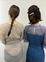 kotona【コトナ】&nbsp;編み下ろしヘアセット結婚式お呼ばれヘアセットダウンスタイル