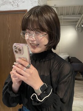 ナリー(Nary) ベージュショート/畑段/Nary六角/京都美容室