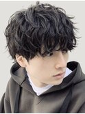 大阪梅田シャドウパーマツイストスパイラルパーマメンズマッシュ