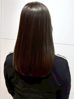 カミラボ(KAMI LABO)&nbsp;艶ストレート セミロング ダメージレスカラー ブラウン 20代