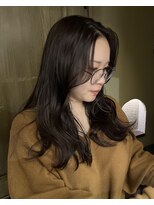 ヘアーアイスカルテット(HAIR ICI QUARTET)&nbsp;ブリーチなしカラー◎暗めベージュカラー×艶髪