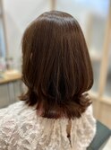 【もとめ。】大人ツヤ髪くびれヘア★白髪ぼかしインナーカラー