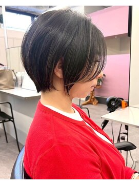 ゴカン バイ ジル ブラン 名古屋(Gokan by JIL BLAN) ハイライトバレイヤージュダブルカラーショートカット30代40代