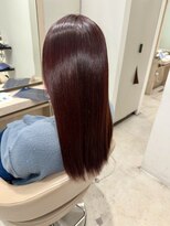アース 菊名店(HAIR&MAKE EARTH)&nbsp;ブリーチなしワインレッド