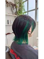 クッキー ヘアーアンドメイク(COOKIE Hair&Make)&nbsp;【COOKIE】インナーグリーン
