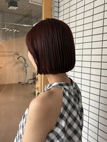 マルソー&nbsp;岡山ボブピンクカラー髪質改善トリートメント髪質改善カラー
