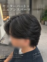 ヴィメンズウエスト 大宮西口(Vii men's west)&nbsp;唯／センターパート／ニュアンスパーマ／大宮