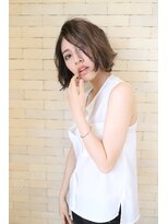 ヘアアンドメイク 心座(hair&make)&nbsp;綺麗めナチュラルボブ