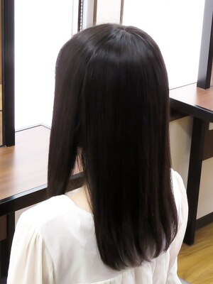 【東区中田町】美髪ナチュラルストレートで印象UP！大人の好印象ストレートで、自然に美しい仕上がりに★