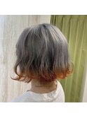似合わせカットメルティカラー着物フェミニンロング