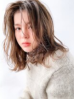 ナチュラルミディ×ブリーチを使わないダメージレスダブルカラー
