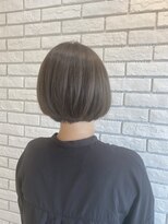 フルミー(fulme.)&nbsp;丸みのあるショートボブスタイル☆透明感オリーブグレージュ！