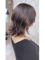 ドゥマン(Demain) くびレイヤーエモージュ前髪ミディアムボブ小顔カット