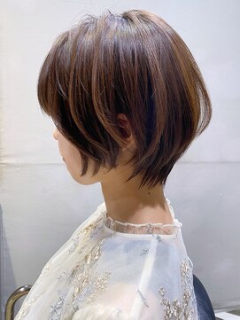 アイティーバイアルバム 下北沢店(IT by ALBUM) ブラウンショート_ショコラベージュボブルフ_ba354441