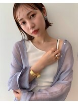 スリーバイキープ 尾山台(THREE by KEEP)&nbsp;【THREEbyKEEP尾山台】外ハネボブ×スタイリング楽チンヘア