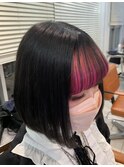 前髪インナーカラー 池袋東口