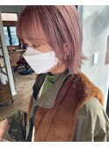 kota ペールピンク×外ハネ