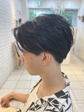 デイジー インデックスヘア 大島店(DAISY index hair) メンズセンターパート癖毛も活かすカット¥4200