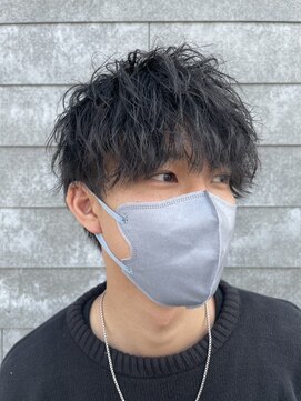 ニアウ 伊勢崎連取店(Niau) メンズマッシュツイストスパイラルパーマ