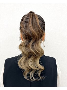 セットサロン ベル(Belle) 20代/30代/belle/ポニーテール/タイトアレンジ