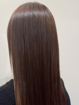 ニノット 武蔵小杉(○nino.) 11月#黒髪カタログ# グレーベージュ#レイヤーロング#前髪パーマ