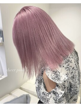 ベレーザ 渋谷(BELEZA) 5384ニュアンスカラーカシスレッドベビーピンクハイトーンカラー