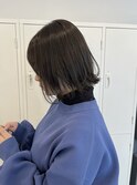 ボブ × オリーブブラウン