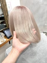 ダブルカラーベージュカラーケアブリーチカラーハイトーンカラー