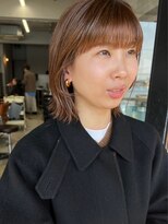 フィルム(FiLMs) 外はねミディ/オレンジブラウン