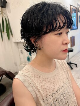 キキ(kiki) 【sae】ミディアムウルフパーマ☆