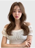 韓国風くびれミルクティーベージュ