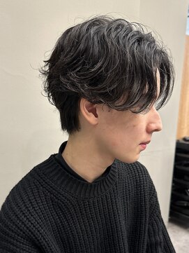 エルマーク 天王寺(L-MARK) センターパート波巻きパーマスパイラルパーマツイストスパイラル