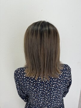 シエル 立川店(CIEL) 【CIEL×久光】シルバーベージュのバレイヤージュ