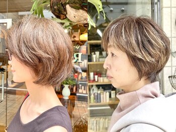 ロジエ(ROSIER)の写真/白髪染め・グレイカラーでオシャレを楽しむ！気になる白髪をしっかりカバーしながら素敵なStyleをご提案♪
