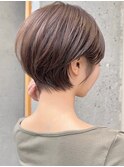 前髪あり小顔つや髪顔まわり簡単スタイリングショートボブS11