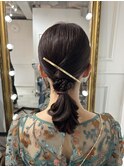ローポニーアレンジ