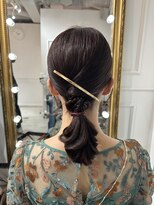 セット アンド バイ ルゥーダ 品川駅前店(SET and..by Rouxda.)&nbsp;ローポニーアレンジ