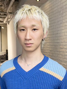 アルバム 渋谷パルコ(ALBUM) ホワイトブロンドスパイキーショートフェザーショート_ba495121