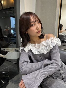 ロンドエニカ 大宮(Lond enika) ワイドバングイメチェン美髪外ハネボブ+レイヤーカット韓国/大宮