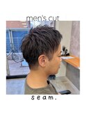 簡単スタイリングメンズカット◎どんな髪質・毛量・年齢もOK！