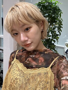 ロンドエニカ 大宮(Lond enika) ミニウルフレイヤーカット顔周りカット前髪カットショート/大宮