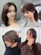 トゥエル バイ ディプティモイラ(tuelu by dipty MOILA)の写真/【1cm単位までこだわるカット技術◎】横顔美人＋小顔に見える顔周りカットで、印象をグッと変える…*