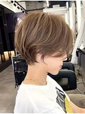 静岡ショートボブマッシュボブ白髪ぼかしショートカット30代40代