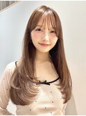 レイヤーカットミディアムレイヤー顔周りレイヤーロングレイヤー