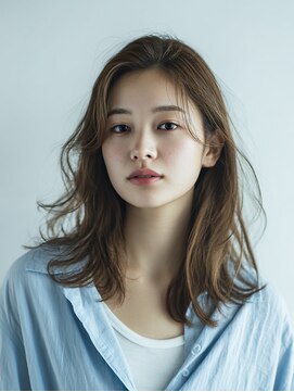 ニスル 上尾店(NISURU) 似合わせカット/大人ガーリー/ダークアッシュ/着物/上尾/上尾駅